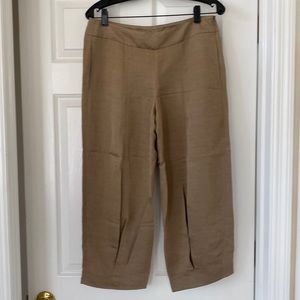 Giorgio Armani linen wide leg pants